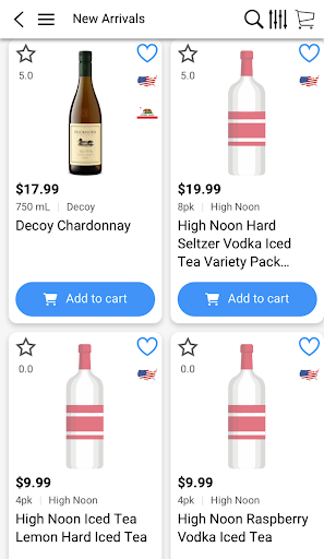 Android application Railway Wine And Liquors screenshort