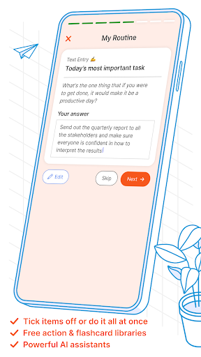 Thought Saver - Daily Routines Screen 2