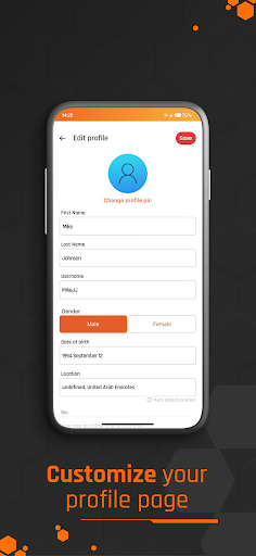Android application DUDI: Sports Communities screenshort