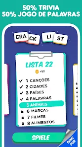 Crack List – Appar på Google Play