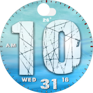 [N-SPORT397]DigitalLarge Clock screenshot 12