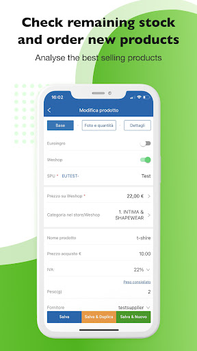 WeShop Manager Screen 2