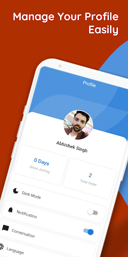 Fly Food Delivery App Screen 2