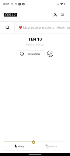 Android application TEN 10 screenshort