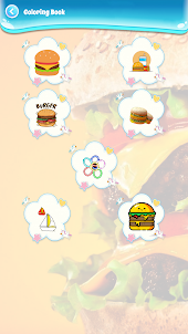 Hamburger coloring game