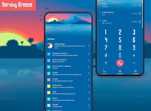 Morning Breeze EMUI 10/9 Theme Screen 2