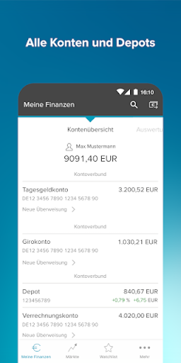Consorsbank Prototype Screen 2