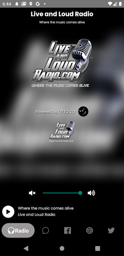 Live and Loud Radio Screen 2