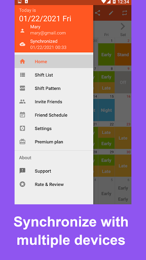 Shift Work Calendar & Schedule Screen 3