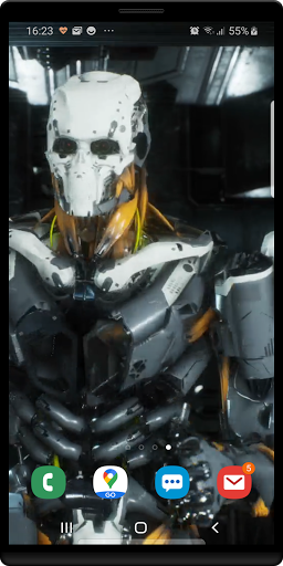 Robot Live Wallpaper Screen 3