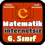 Cover Image of ダウンロード 6. Sınıf Matematik İnternetsiz Test Soruları 2.1 APK