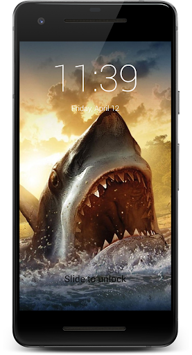 Great White Shark HD Lock Scre