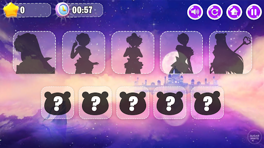 Sailor Moon Game Shadow Puzzle