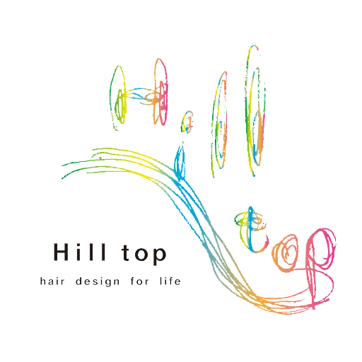 Hilltop hair design for life logo
