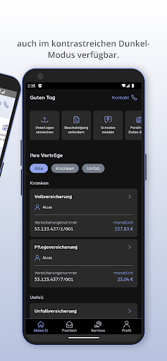 Meine SI Mobile Screen 2