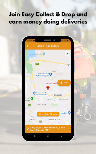 Android application Easy Collect & Drop Carrier screenshort