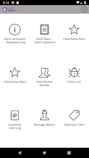 Android application MyTaskPRO screenshort