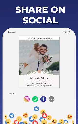 Screenshot Video Invitation Maker