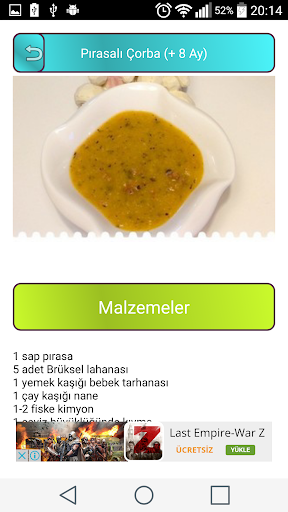 Bebek Yemek Tarifleri