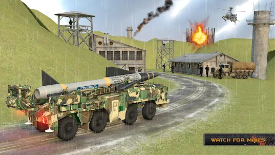 軍用トラック運転シミュレータオフラインゲーム