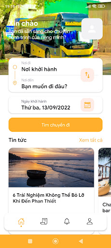 Android application Xe Khách Kính Diên Hồng screenshort