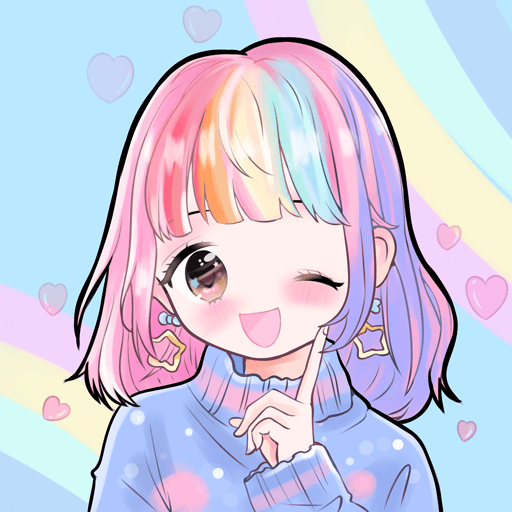 Cute live star:dress up avatar Logo