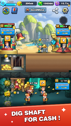 Digger To Riches： Idle mining game  screenshots 2