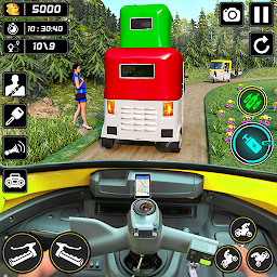 Icon image City Rickshaw Driving Games 3D