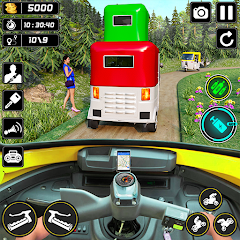 City Rickshaw Driving Games 3D icon