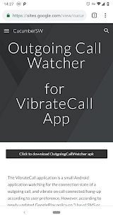 Vibrate Call (when answered) Screenshot