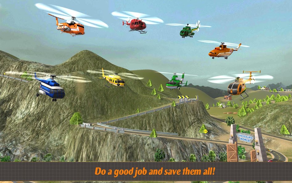 Helicopter Hill Rescue Pro banner