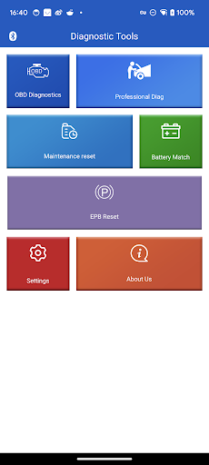 Android application KDIAG screenshort