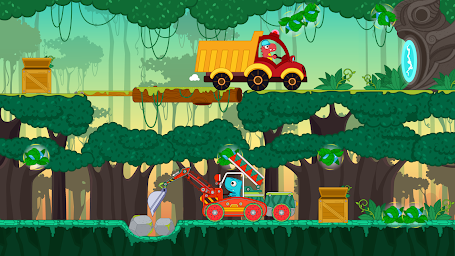 Dino Max The Digger 2 - Rex driving adventure game