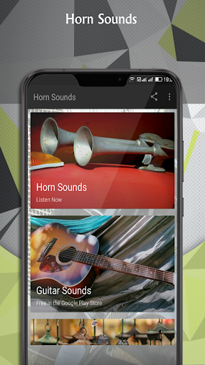 Android application Horn Sounds screenshort