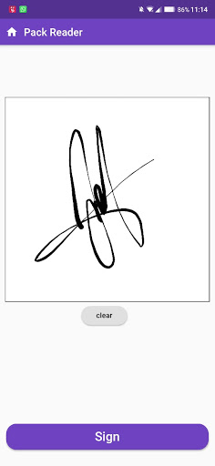 Pack Reader Screen 2