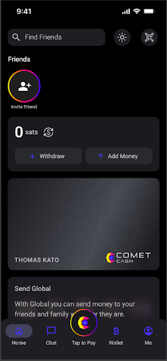 Comet Cash Screen 2