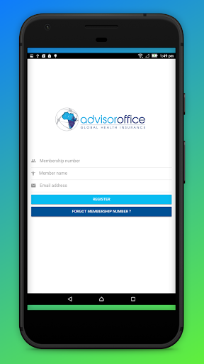 Android application Here4U screenshort