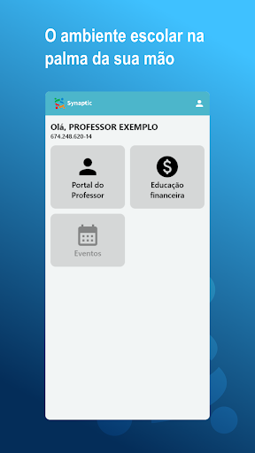 Android application Synaptic Escolar screenshort
