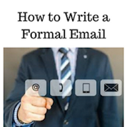 How to write a formal email