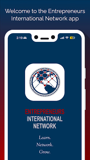 Android application Entrepreneurs INTL. Network screenshort