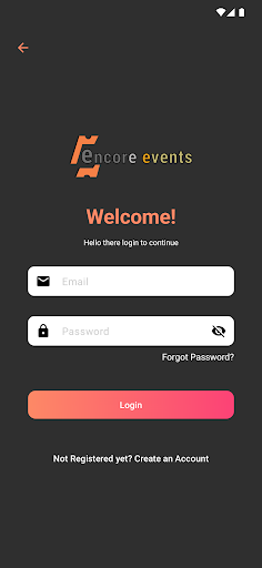 EncoreEvents Screen 2
