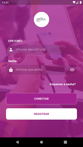 Android application Heptanet screenshort