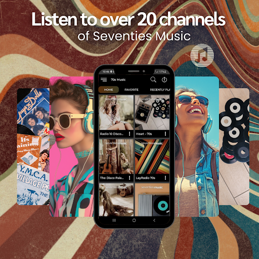 Screenshot of 70s Music