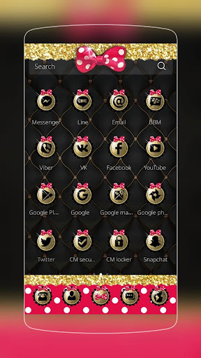 Pink Gold Bowknot ? Theme