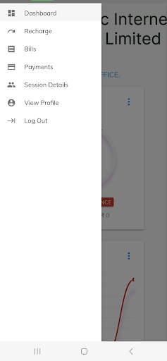 Android application Galactic Internet - Broadband screenshort