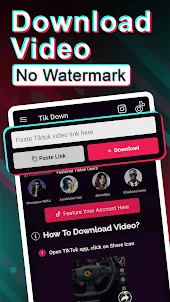 Video Downloader for Tik Video