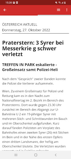 Tageszeitung ÖSTERREICH HD Screen 3