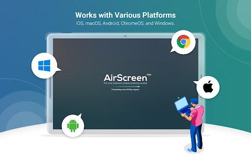 AirScreen - AirPlay & Cast Tangkapan layar