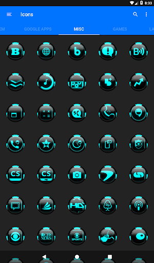 Cyan Icon Pack Style 6 ✨Free✨