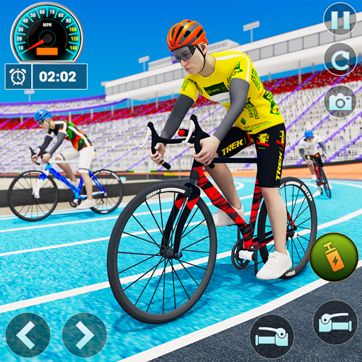 BMX Racing Stunts Riding Game logo